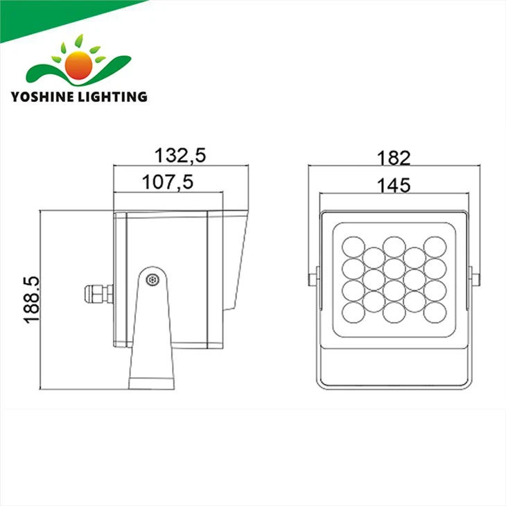 dmx rgb led flood lights